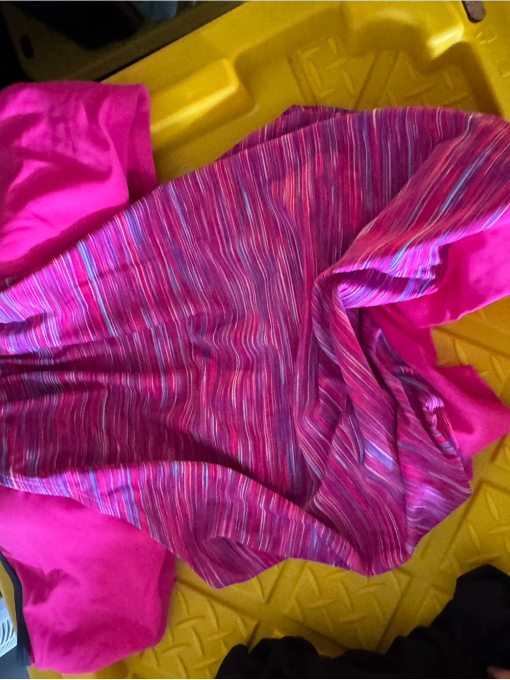 Bright Pink Striped Women’s bathing suit